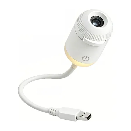 2 in 1 Galaxy Projector Night Light, USB Starry Sky Night Light Projector for Bedroom, Mini LED Ceiling/Wall Projection Lamp, 6 Slides