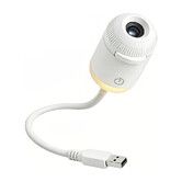 2 in 1 Galaxy Projector Night Light, USB Starry Sky Night Light Projector for Bedroom, Mini LED Ceiling/Wall Projection Lamp, 6 Slides