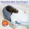 Face Down Pillow After BBL or Eye Surgery Home Massage Pillow Stomach Sleeping Face Down for Bed with Memory Foam and Removable Cover
