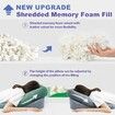 Face Down Pillow After BBL or Eye Surgery Home Massage Pillow Stomach Sleeping Face Down for Bed with Memory Foam and Removable Cover