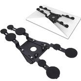 Starlink Gen 3 Magnetic Roof Mount, 8 Magnetic Bases, 170lbs Suction Power, Compatible with V3 Dish, Suitable for RVs Boats Trucks