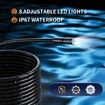 Endoscope Camera with Light,1080P HD Borescope with 8 Adjustable Lights,IP67 Waterproof Snake Camera Ideal for Inspecting Walls Automotive Engines Pipes