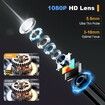 Endoscope Camera with Light, 4.3inch 1080P HD Inspection Borescope Camera, 16.4ft Waterproof Industrial Endoscope for Plumbing Automotive