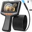 Endoscope Camera with Light, 4.3inch 1080P HD Inspection Borescope Camera, 16.4ft Waterproof Industrial Endoscope for Plumbing Automotive