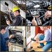 Endoscope Camera with Light, 4.3inch 1080P HD Inspection Borescope Camera, 16.4ft Waterproof Industrial Endoscope for Plumbing Automotive