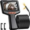 Endoscope Camera with Light, 4.3inch 1080P HD Inspection Borescope Camera, 16.4ft Waterproof Industrial Endoscope for Plumbing Automotive