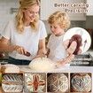 Bread Lame Dough Scoring Knife,Bread Scoring Tool,Retractable & Anti-Slip Handle Professional Sourdough Tool for Homemade Sourdough Bread with 5 Blades