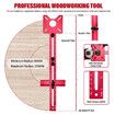 Router Circle Cutting Jig for DeWalt, Bosch, Milwaukee Compact Routers, 4 in 1 Adjustable Router Jig, Circle Cutting Guide for Trim Routers