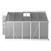 Green Fingers Greenhouse 3x2.5x1.95M Aluminium Polycarbonate Green House Garden Shed
