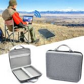 Portable EVA Hard Case for Starlink Mini,Waterproof Shockproof Travel Carrying Storage Bag for Satellite Dish & Accessories,Protective Shell