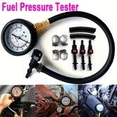 0-100Psi Fuel Pressure Test Kit,Injection Pump Tester Gauge Set For Car Motorcycle Truck,Automotive Engine Diagnostic Tools