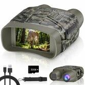 Night Vision Goggles,4K Night Vision Binoculars with 5000mAh Rechargeable Battery and 32GB TF Card for Hunting,Wildlife Observation and Security