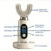 Smart U-Shaped Sonic Electric Toothbrush Set,High Frequency Automatic Deep Clean Brush With Dupont Bristles For Travel,IPX7 Waterproof Beige