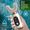 Smart U-Shaped Sonic Electric Toothbrush Set,High Frequency Automatic Deep Clean Brush With Dupont Bristles For Travel,IPX7 Waterproof Beige