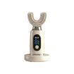Smart U-Shaped Sonic Electric Toothbrush Set,High Frequency Automatic Deep Clean Brush With Dupont Bristles For Travel,IPX7 Waterproof Beige