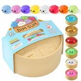 Dumpling Squishy Mystery Box,Random 1 of 14 Colors,Cute Squishy Dumpling Toy,Slow Rising Squeeze Toy,Sensory Fidget Toys for Anxiety Relief