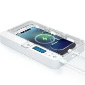 Timed Phone Lock Box,Portable Phone Jail with Timer,Self-Control Lock Case for iPhone Android,Reduce Screen Time for Kids Students,Crystal