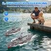 RC Boat Warship with Water Spray,16-in Battleship Aircraft Carrier with 2 Batteries,20KMH High Speed Remote Control Ship for Pool & Lake