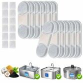 12 Pack Dog Water Fountain Filter for 12L Stainless Steel Fountain,Dog Water Filter Replacement for Automatic Water Dispenser