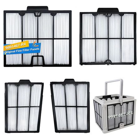 Replace Part#9991467-R4 Ultra-Fine Filter Panels Compatible with Dolphin Robotic Pool Cleaners, Pleated Cartridge Filter Replacement for Dolphin S200