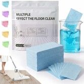 Multi-Surface Floor Cleaner Tablet,Multi-Effect Floor Cleaning Sheets Wood Cleaner Tablets for Mopping Luxury Vinyl Plank Wood Flooring Deep Cleans 100PCS