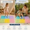 6pcs 30cm TPE Sensory Mat Tactile Floor Tile Set Children Infant Crawling Massage Acupressure Puzzle Training Eco Friendly Kids Sensory Room