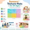 6pcs 30cm TPE Sensory Mat Tactile Floor Tile Set Children Infant Crawling Massage Acupressure Puzzle Training Eco Friendly Kids Sensory Room