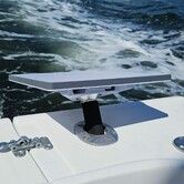 Marine-Grade Rod Holder Mount for Use with Starlink Mini Antenna, Flat Dish Base for Boats, Yachts, Sailboats, Trawlers and RVs, SLM-Rod-MNT