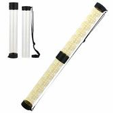 Ball Retriever Tube Hopper for Tennis Balls & Pickleballs,Detachable Section No Bending Pickup Picker Upper Collector with Stopper & Shoulder Strap