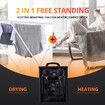 Industrial Electric Fan Heater Portable Room Carpet Dryer Forced Warm Hot Air 2000W Fast Heating Standing SAA for Warehouse Workshop Farm Garage Space