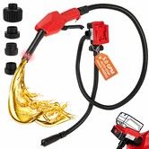 Transfer Horizontal Oil Pump Cordless Automatic Shutoff Hand Nozzle For Gasoline Diesel Gas Can  Hose compatible 20V Milwaukee  Batteries No Battery