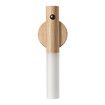 3 Pack Wooden Motion Sensor Lights, Rechargeable LED Wireless Magnetic Battery Operated Wall Sconce, Portable Decor Torch Night Lighting for Bedroom