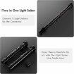 Upgrade RGB3.0 Smooth Swing Light Saber Double Blades,Motion Control Dueling Light Saber 16 Sound Fonts Light Sabers with Infinite Color and 16 Color