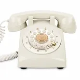 Audio Guest Book Wedding Phone, Retro Audio Phone Guestbook with Clear Voice Recording for Wedding Reception, Birthday Anniversary (Beige)