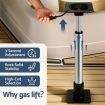Seamanship Captain Bucket Boat Seats Flip Up Bolster Swivel 15cm Padding with Adjustable Pedestals 55鈥?5cm Blue