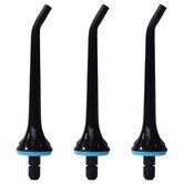 3Pcs Replacement Tips for Oralfree, Nicwell, Nicefeel, COSLUS, Mospro, Zerhunt Water Flosser, Oral Irrigator Jet Tip Nozzel, Black