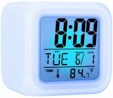 Kids Alarm Clock,7 Color Night Light,Digital Clocks with Snooze,Alarm Clock for Kids,Wake Up Digital Clock for Room Decor Kids Gift