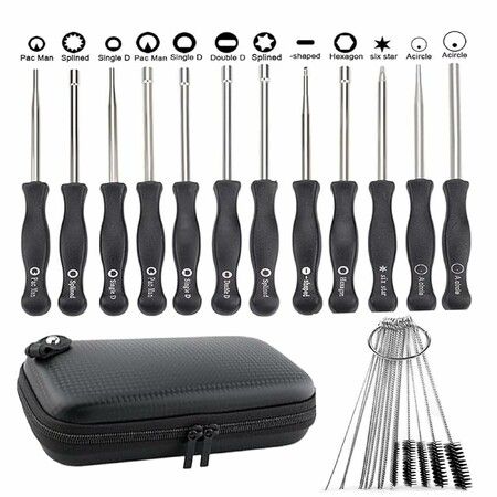 12 PCS Carburetor Adjustment Tool Kit for 2-Cycle Small Engine,Carby Adjusting Wrench Set for STIHL Poulan Husqvarna ECHO Trimmer Chainsaw Weed Eater
