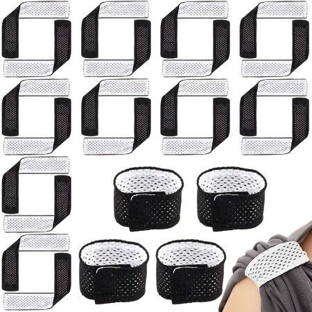 8 Count Softball Sleeve Holders Jersey Sleeve Ties with Hook and Loop Fasteners Straps for Shirts Scrunchies for T-Shirts Soccer Baseball Sports Activities