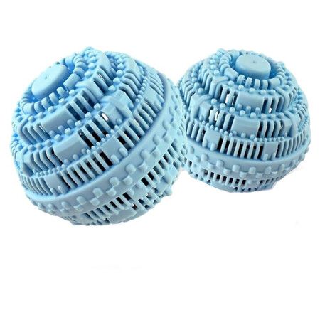 2pcs Laundry Ball, Natural Non Chemical Detergent Laundry Balls for Washing Machine, Eco Friendly Wash Ball and Detergent Alternative for 2000 Washings