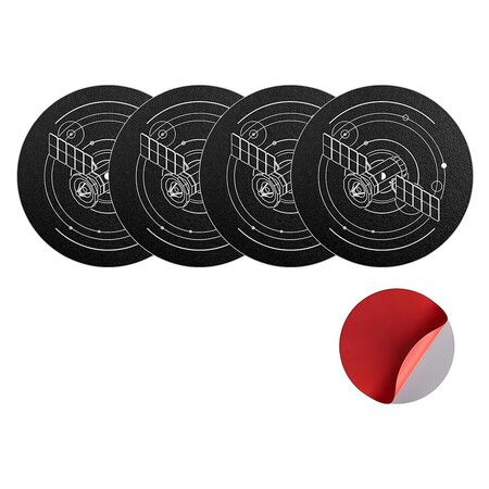 Starlink Mini and Gen 3 Magnetic Mount Plates, 3.54inch Adhesive Metal Plates, Expanded Surface Area Pads for Non Magnetic Car, RV, Truck Roofs, 4 Pcs