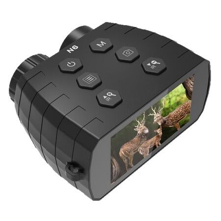 4K Night Vision Goggles, Infrared Night Vision Binoculars with 2.95in HD Screen 8X Digital Zoom for Camping Wildlife Observation