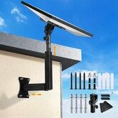 Starlink Mount, Adjustable Starlink Wall Mount Gen 3 with Telescoping Support Arm, Wood Walls, Easy Installation for Starlink Standard 4, 4X, Gen 3