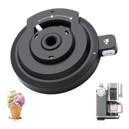 Outer Bowl Lid for Ninja Swirl Ice Cream Maker, Reusable Creami Swirl Replacement Lid Compatible Ninja NC700, NC701, NC701C Series, NO Paddle Blade
