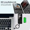 128G MP3 Player with Bluetooth 5.0, 1.8 inch Screen Portable Music Player with HD Speaker, HiFi Music Supports FM Radio, Voice Recorder