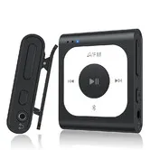 32GB Clip MP3 Player with Bluetooth, A53PL Portable Music Player with FM Radio, Shuffle, No Phone Needed, for Sports