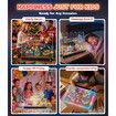 LED Drawing Board for Girls,USB-C 10In 7 Colors DIY Doodle Glow Tablet,7 Pens,10 Tracing Sheets - Unicorn Girls Toys Gift,Birthday Gifts,Age 3+