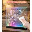 LED Drawing Board for Girls,USB-C 10In 7 Colors DIY Doodle Glow Tablet,7 Pens,10 Tracing Sheets - Unicorn Girls Toys Gift,Birthday Gifts,Age 3+