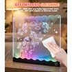 LED Drawing Board for Girls,USB-C 10In 7 Colors DIY Doodle Glow Tablet,7 Pens,10 Tracing Sheets - Unicorn Girls Toys Gift,Birthday Gifts,Age 3+