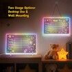 17In Led Drawing Board for Kids Flicker-Free LED Note Board,10 Light Effects & 4 Light Intensities Drawing Tablet,Doodle Glow Pad with Controller Age3+